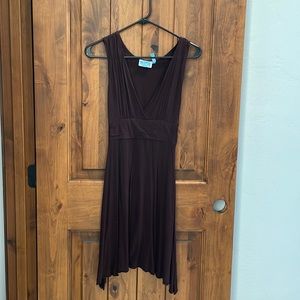 Purple form fitting dress